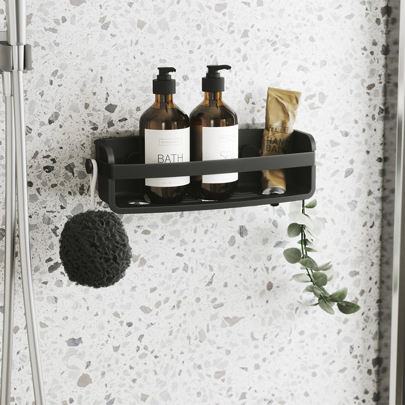 Organizador de Baño Flex Negro Adhesivo Umbra