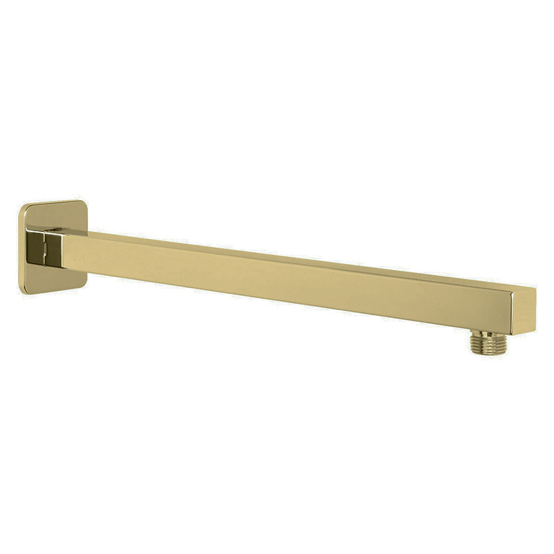 Brazo para Ducha de Pared 40cm Oro Mate