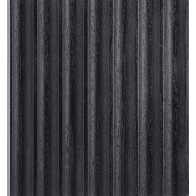 Panel WPC Wave Black Wood 19.7cm x 295cm