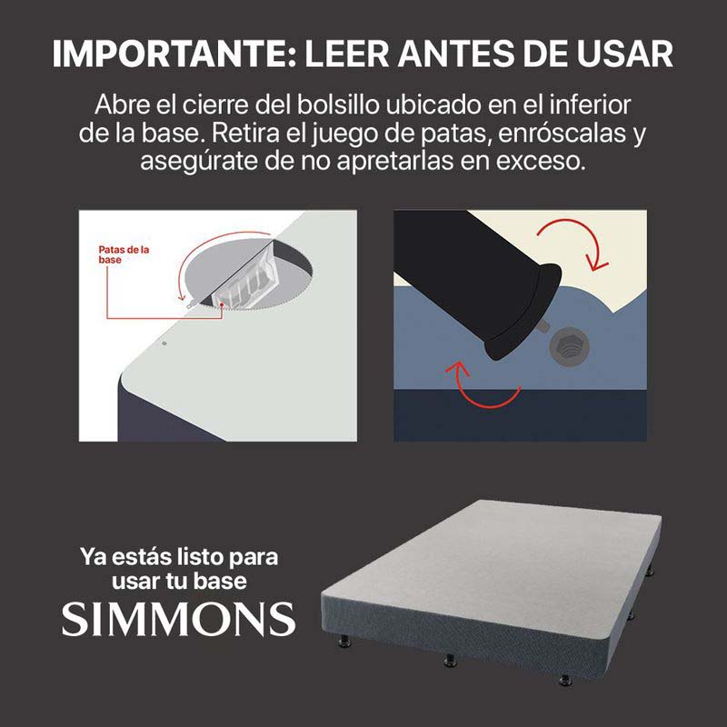 Base Beautyrest Black 14cm Simmons