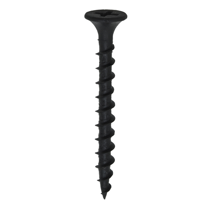 Tornillo para MDF UNC  Acero Negro Phillips