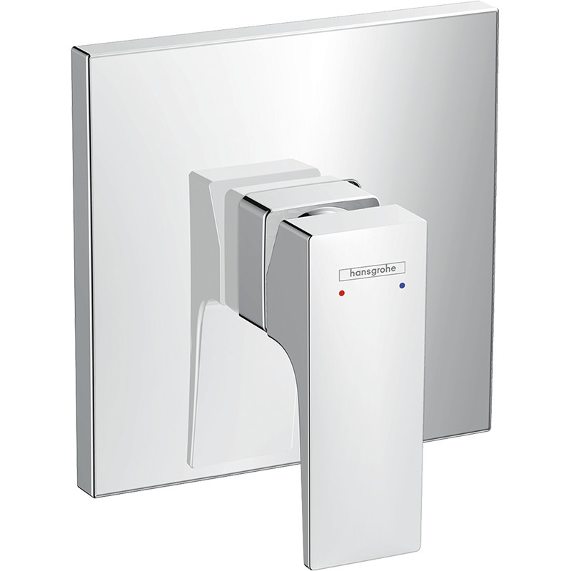 Mezclador Monomando con Manecilla Plana Cromo Metropol Hansgrohe