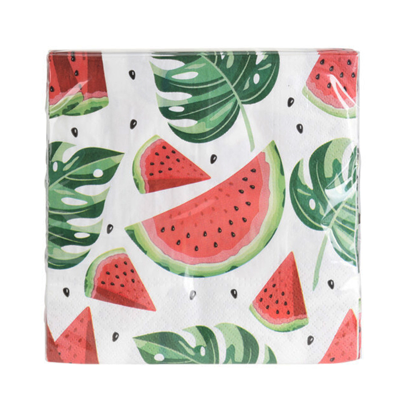 Servilleta de Papel  Frutas 33x33cm 20 Unidades