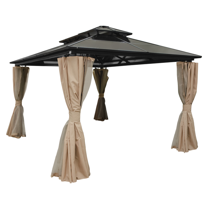 Gazebo con Techo Policarbonato 3x4mt