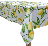 Mantel Lemon Bliss de Tela Redondo 150cm