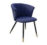 Silla Doncic Tapiz azul Navy