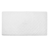 Alfombra Blanca Antideslizante para Baño 70x40cm