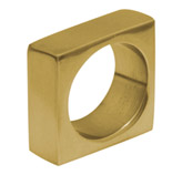 Anillo Porta Servilleta Square Oro Brillante