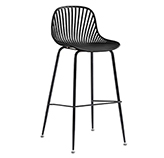 Silla Palm Bar Negra