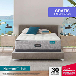 Colchón Beautyrest Harmony Soft Twin 105x190cm