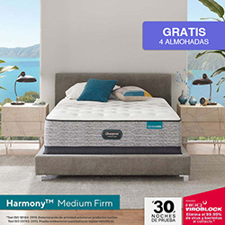 Colchón Beautyrest Harmony Medium Firm Full 135x190cm