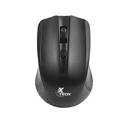 MOUSE XTECH INALAMBRICO 2.4 GHz 4 BOTONES 1600dpi NEGRO