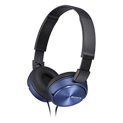 Audífonos Alámbrico 30mm 10-24KHZ Celeste Sony