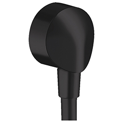 Conector de Ducha Empotrable Fixfit Round Negra Hansgrohe