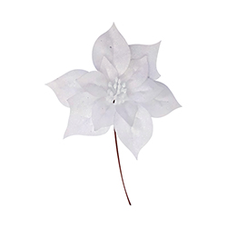 Pick Flor Satín Blanco 24cm