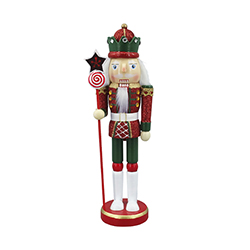 Cascanuez Navideño con Cetro Dulce 25cm