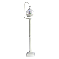 Farol Bola de Cristal Musical Blanco 170cm