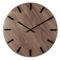 Reloj de Pared 40cm Madera Negro