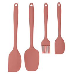 Utensilios de Cocina Set 4 Unidades Rosa