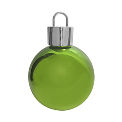 Bola de Vidrio de Navidad Verde 13cm 