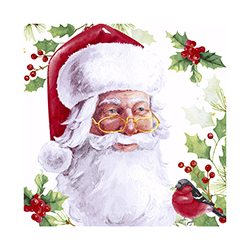 Servilleta Vintage Claus 33x33cm