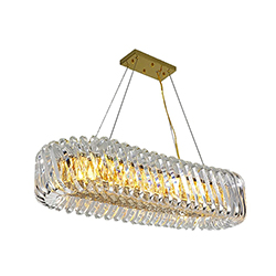 Lámpara de Techo Windsor Oro Cristal 80x120cm 16xE14