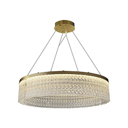 Lámpara de Techo Grand Oro Cristal Led 60cm