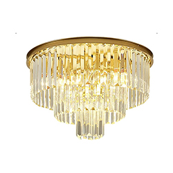 Lámpara de Techo Ficuzza Oro Cristal 50cm 6xE14