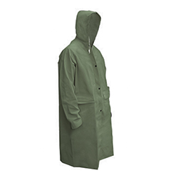 Impermeable Chaqueta Verde Talla Large