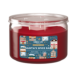 Vela Aromática 10oz 3 Mechas Santa´S Spice 