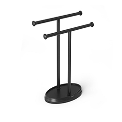 Toallero de Mesa Doble Palm Negro Umbra