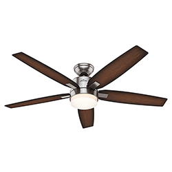 Ventilador de Techo Windemere con Luz de 54 pulgadas Hunter