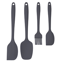 Utensilios de Cocina Set 4 Unidades Gris