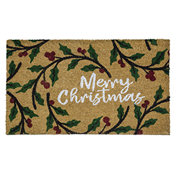 Alfombra Merry Christmas de Yute 45x75cm