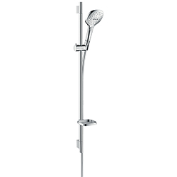 Barra con Ducha Select E 120 3 Jet Blanco Cromo Hansgrohe