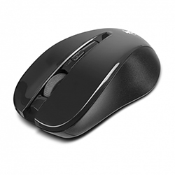 Mouse Inalambrico Usb Negro Xtech