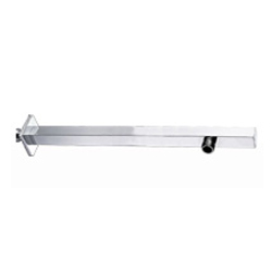 Brazo de Ducha Cuadrado para Pared Cromado 40 cm