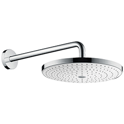 Cabeza de Ducha Raindance Select S 300 con Brazo Blanco Cromo Hansgrohe