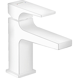 Grifería Monomando para Lavamanos 15.6cm Blanca Mate Metropol 100 Hansgrohe