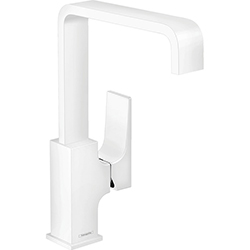 Grifería Monomando para Lavamanos 28.6cm Blanca Mate Bar Metropol 230 Hansgrohe