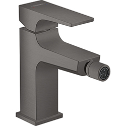 Grifería para Bidet 16cm Negro Cromo Metropol Hansgrohe