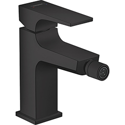 Grifería para Bidet 16cm Negro Mate Metropol Hansgrohe