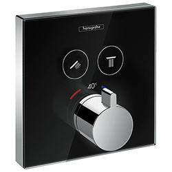 Shower Select para Ducha de 2 Funciones Glass Negro Hansgrohe