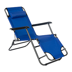 Silla Perezosa Reclinable Azul