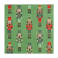 Servilleta Navideña Nutcracker Geen 33x33cm