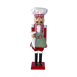 Cascanuez Chef Rojo Blanco 60cm